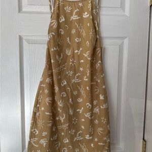 A New Day Beige and White Floral Dress